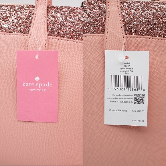 🍋Kate Spade Flash Glitter Satchel - Picture 7 of 10